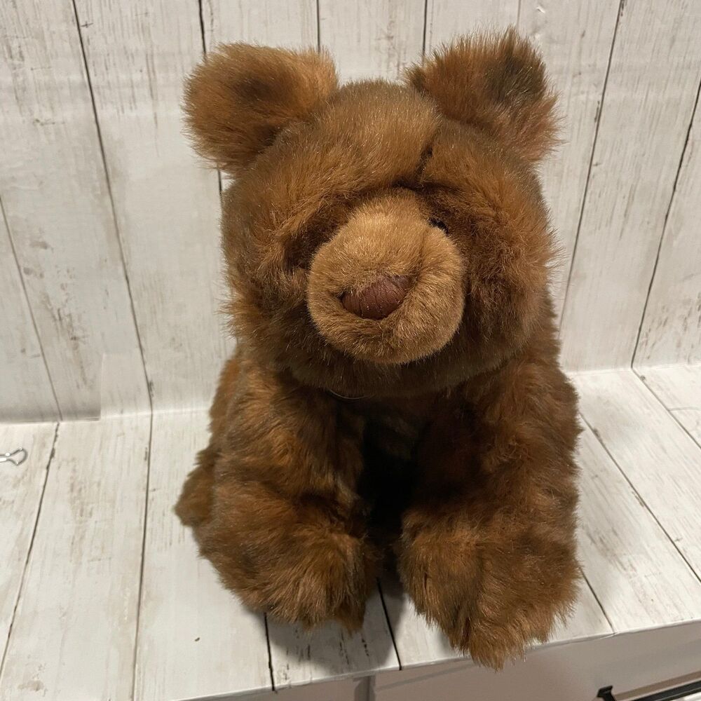 Vintage 1987 Gund Collector Classic Brown Teddy Bear Plush Stuffed Animal Toy
